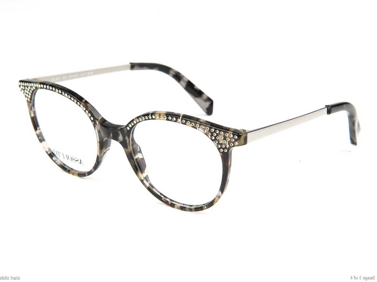 Eyeglasses Frames Assoluto T143 Round Strass Ebay