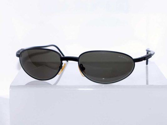 Lunettes De Soleil Vintage Safilo Team 176 - Style Années 80 - Monture Marron Plastique Goute - Italie