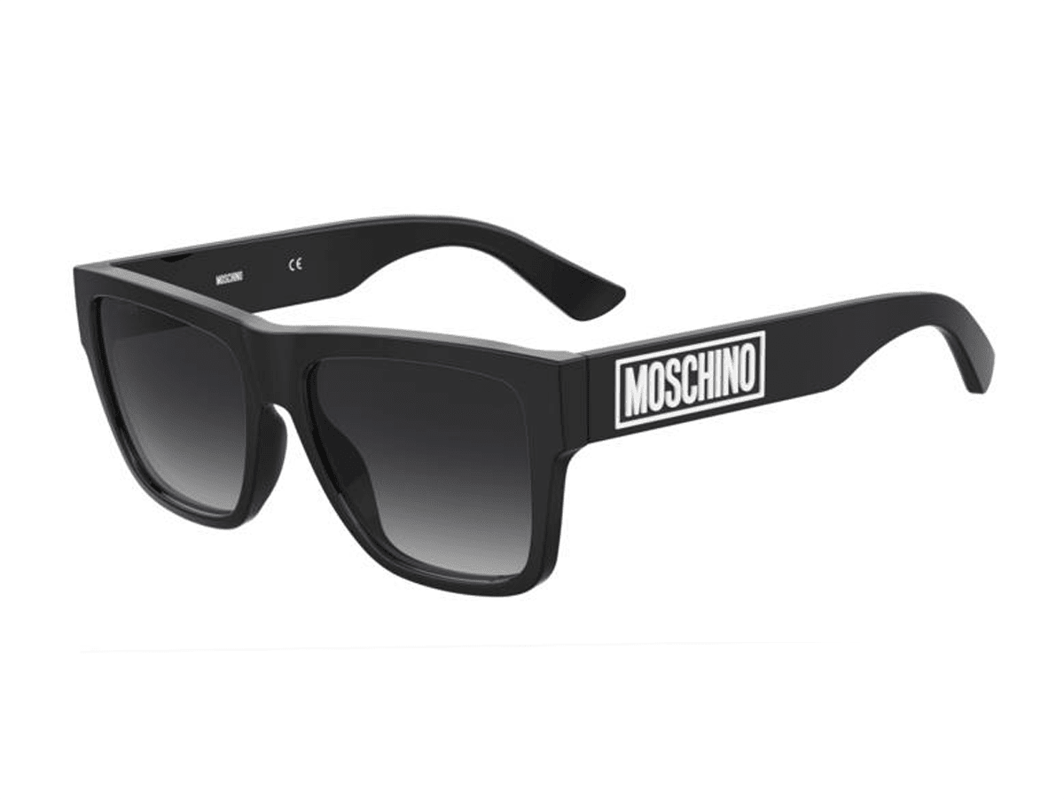 Lunettes De Soleil Moschino MOS165/S 807 Noir - Neuves Avec étiquettes, Modèle Homme, EAN Vérifié